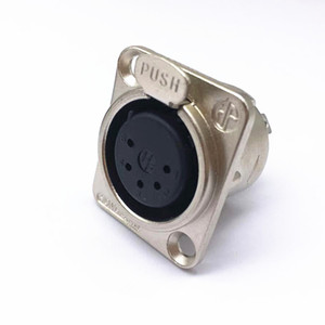 3/دبابيس XLR مقبس أنثى مثبت على النيكل مطلي بهيكل XLR موصل سلك طرفي كابل - Product Image 6