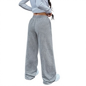 Baggy Fleece <b>Trousers</b> Men Loose Fit <b>Winter</b> Sweatpants Thick <b>Warm</b> Oversized Casual Jogger Pants - Product Image 2