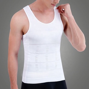 Camiseta Térmica Moldeadora <span class=keywords><strong>de</strong></span> Cintura para Hombre, Chaleco Reductor <span class=keywords><strong>de</strong></span> Abdomen, Camiseta Compresora, Prenda Moldeadora <span class=keywords><strong>de</strong></span> Cuerpo - Product Image 2