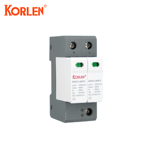 KORLEN Compact 2P DC 1000V SPD <span class=keywords><strong>protezione</strong></span> contro i fulmini T2 20kA 40kA Solar SPD Surge protettore - Product Image 1