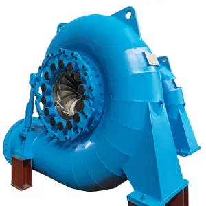 Hydropower Francis Water Turbine With Synchronous Generator Stainless Steel Runner 800kw 1mw