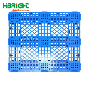 Heavy Duty Plastic <b>Pallet</b> Grid Design Moisture-Proof Flat Skid Base for Warehouse Storage and Logistics - Product Image 6