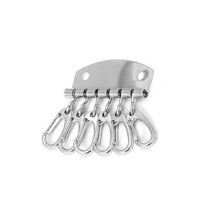Porte-clés de voiture en alliage de zinc moulé sous pression à 6 dents, style luxueux pour usage domestique - Product Image 1