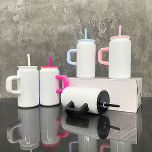 Custom Logo 16 Oz Stainless Steel White Sublimation Tumbler Can Mugs Uv Dtf <b>Wraps</b> for <b>Vinyl</b> - Product Image 4
