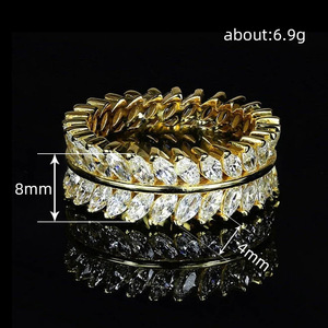 Anillo de Lujo con Diseño de Hoja de Sauce para Mujer, Elegante y Creativo, Joyería de Moda para el Dedo - Product Image 4