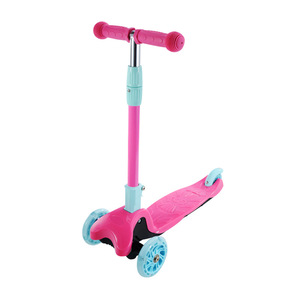Trottinette pour enfants Lan Jingjing rose 2-4 ans, musique, lumières, pliable, avec pédales - Product Image 2