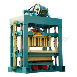 Máquina Semiautomática SHUNYA Eléctrica 380V <span class=keywords><strong>para</strong></span> Fabricar <span class=keywords><strong>Bloques</strong></span> <span class=keywords><strong>de</strong></span> Hormigón Huecos QTJ4-40 con Motor, Caja <span class=keywords><strong>de</strong></span> Cambios y Rodamientos <span class=keywords><strong>para</strong></span> Pequeños Negocios - Product Image 4