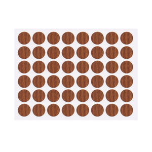 Huanmei Decorative <b>Sticker</b> 15mm Round Self-adhesive <b>For</b> <b>Furniture</b> Screw Holes Home Decoration - Product Image 1