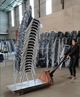 Bureau et chaises empilables en plastique pour l'école, pour les enfants, les élèves, les étudiants, la lecture, l'écriture, l'entraînement, pour les adultes