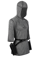 Nouveau médiéval templier fausse cotte de mailles chemise chevalier Cosplay Costumes Halloween fête jeu de rôle uniforme ensemble pour homme