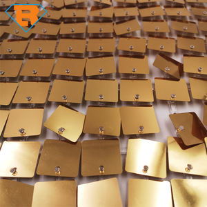 Panel de Pared de Lentejuelas Cuadradas 3D Brillantes Activado por Aire para Fondo de Bodas, Eventos, Festivales y Decoración de Letreros - Product Image 5