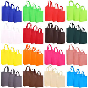 กระเป๋าโท้ทผ้าไม่ทอสีดำกันน้ำแบบกำหนดเองเพื่อการส่งเสริมการขาย กระเป๋าช้อปปิ้งผ้าไม่ทอแบบทนทานพร้อมโลโก้พิมพ์ - Product Image 3