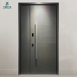 Cao Cấp An Ninh Phía Trước Nhập Cửa Tốt Khắc Nhôm Không Thấm Nước Ldeal Cho Nhà Biệt Thự Nhà Máy Outlet - Product Image 5