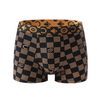 Boxers sans couture mi-hauts de luxe pour hommes, grande taille, en soie glacée respirante, ODM, sous-vêtements d'été tendance, vente en gros