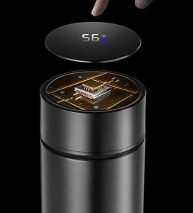 Thông minh LED hiển thị nhiệt độ kim loại cách nhiệt chai nước thép không gỉ chân không thông minh <span class=keywords><strong>Flask</strong></span> - Product Image 5