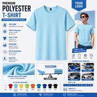 T-shirt personnalisé avec logo, 100% polyester, séchage rapide, 150g, performance, sport, gym, tee-shirt réfléchissant pour la course à pied, marque privée, vente en gros