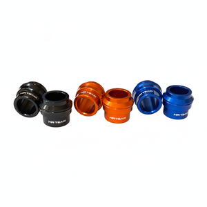 Per KTM SX-F 525 03-07 distanziatori ruota posteriore nero 20mm e 15mm cromato in lega/alluminio - Product Image 1