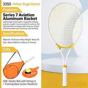 2 Raquetas de <span class=keywords><strong>Tenis</strong></span> de Fibra de Carbono Luminosas de Alta Calidad para Niños y Jóvenes, Incluye 1 Funda para Pelota y Bolsa - Product Image 3