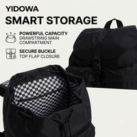 Zaino Professionale da Palestra Resistente all'Acqua con Scomparto Ventilato per Scarpe, Multi Tasche, Borsa Sportiva da Viaggio e Allenamento