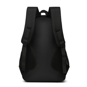 Men's <b>Backpack</b> <b>Large</b> Capacity Multi-Functional Breathable Business Travel Commuting Solid Color Water-Repellent Black - Product Image 1