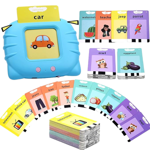 Flashcards cho trẻ 1-3 510 từ nói chuyện thiết bị bỏ túi với các tính năng âm thanh giáo dục sớm và đồ chơi thẻ trị liệu ngôn ngữ - Product Image 1