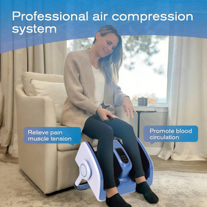 Masajeador de Pies y Pantorrillas Portátil con Presión de Aire, Shiatsu, Vibración, Infrarrojos, Electrónico, Elevado y Confortable <span class=keywords><strong>para</strong></span> <span class=keywords><strong>la</strong></span> Circulación - Product Image 5