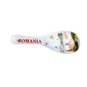 Taza de Cerámica con Diseño Personalizado, Impresión Personalizada, Recuerdo Turístico de Rumania, Taza de Café con Cuchara - Product Image 6