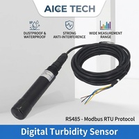 Aice Tech - Turbidimètre de haute précision - Capteur de turbidité numérique RS485 - 0-1000 NTU - Modbus RTU - Sonde étanche IP68