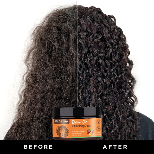 Private Label Curl Wavy Enhancing Products Batana Oil Hair Curl Activator Leave in Curls Curly Defining Cream