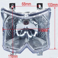 Kit de carénage en plastique avec phare 12v, pare-brise et réservoir de carburant, siège pour quad enfant 49cc, mini ATV, quad enfant 4x4