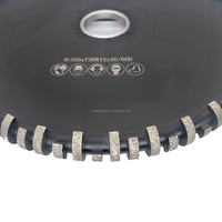 Ruedas ranuradas segmentadas de diamante de calidad superior 12 "14" 16 "Rueda acanalada de diamante sinterizado para piedra de mármol de cuarcita