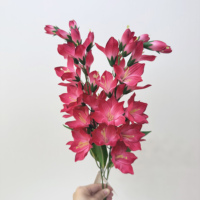 Fabrik-Großhandel Künstliche Blumen Lilie Gladiolus Langstielige Kunstblumen für Kommerzielle Ausstellungen und Hochzeits-Blumenarrangements