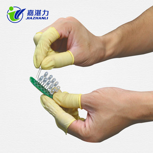 Doigts de protection jetables en latex Jia Zhanli, antidérapants et anti-poussière, pour salons de beauté et usines - Product Image 3