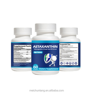 OEM Huidverlichtende Astaxanthine 60 Softgel <span class=keywords><strong>Capsules</strong></span> Supplementen Natuurlijke Bulk 12mg Astaxanthine <span class=keywords><strong>Capsules</strong></span> - Product Image 2
