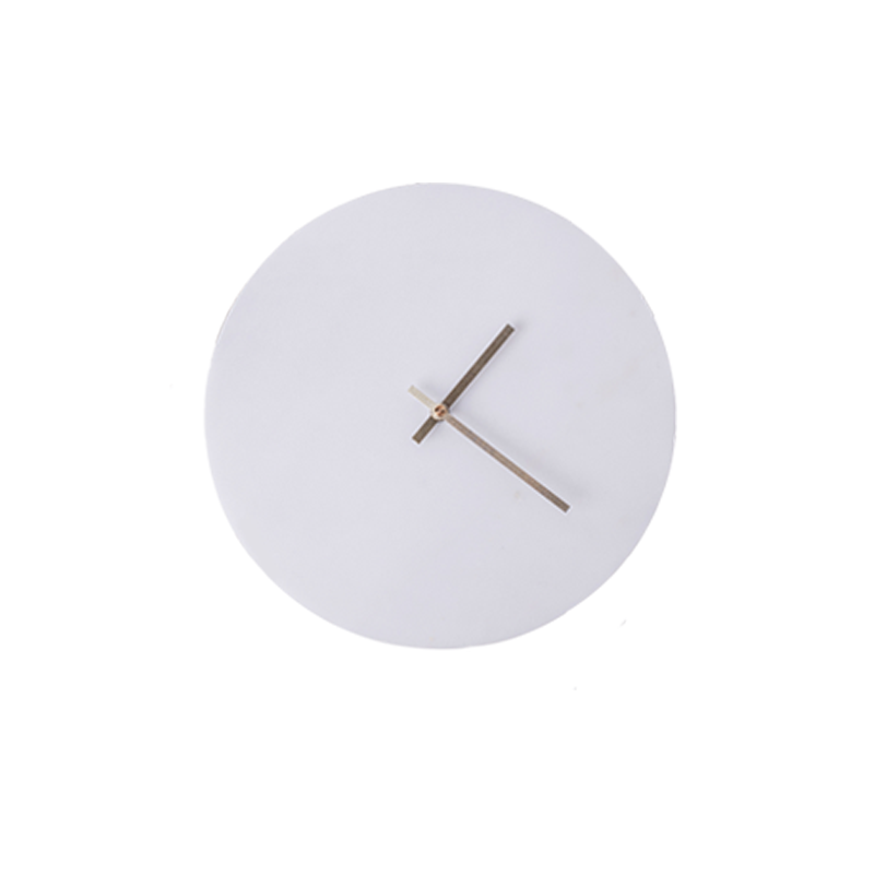 Creative And Personalized Decorative Clocks Watches Marble Grain Decorative Wall Clock
