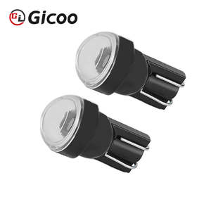 Ampoule LED Gicoo T10 W5W 2W 1000 Lumens 6000K avec lentille convexe 12V pour feux de position latéraux de voiture, feux de lecture, feux de plaque d'immatriculation, feux de signalisation, lampe de remplacement - Product Image 3