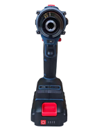 Perceuse-visseuse sans fil 21V sans balais avec fonction marteau perforateur, 2 vitesses variables, pour maçonnerie et métal