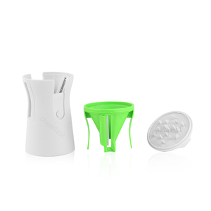Spedizione rapida con Logo personalizzato zucchine Spiralizer bianco e verde per tagliatelle vegetariane Spiralizer di verdure - Product Image 1
