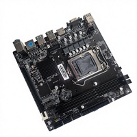 Nouvelle carte mère de bureau ITX TG-H310 noire, mini-ordinateur de bureau, LGA 1151, DDR3, double SATA, 32 Go de RAM, prend en charge les processeurs de 6e/7e/8e/9e génération