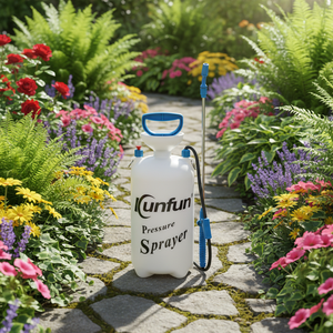 <span class=keywords><strong>Pulvérisateur</strong></span> de jardin à pompe manuelle en plastique de 5 litres pour usage extérieur - Product Image 2