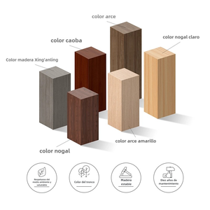 Ensemble de chambre à coucher d'hôtel moderne personnalisable Lit double standard Armoire individuelle en bois pour Apartamentos Habitaciones Personas - Product Image 5