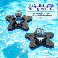 Stabile, gestanzte EVA-Schwimmgetränkehalterung, individuell gefärbte Schaumstoffschale für Schwimmbad, Whirlpool, Strand und Veranstaltungen, Großhandel, ODM