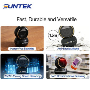 Lector de Códigos de Barras USB con Cable 1D 2D, Escáner de Códigos de Barras de Escritorio SUNTEK para Soluciones POS - Product Image 2