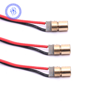 Mini Copper Head 650nm 5mW 3v Red Dot 6mm Laser Diode Module