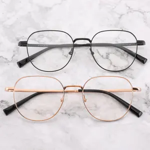 YC disegno di Moda retrò montatura per occhiali ottica occhiali da vista frames vintage marche puro titanio montature per occhiali per le donne mens
