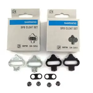 Shimano Spd SM-SH56 SH51 Stollen Mtb Bike Release Multi-Release Pedaal Stollen W/Cleat Mutter Platten Float Berg paar Cleat Set