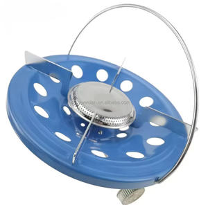 Réchaud de camping portable extérieur à gaz liquéfié, mini-brûleur en acier avec valve, petit réchaud à gaz pour cuisson - Product Image 5