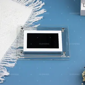 Nuove invenzioni colorate NFT album elettronico trasparente di qualità digitale regalo acrilico giocatore motion video cornice per foto
