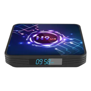 8K TV Box H9X3 Amlogic S905X3 Quad Core a 64 bit 4GB RAM 64GB ROM grande memoria 2.4G/5G WiFi Fast Speed full tilt chipset