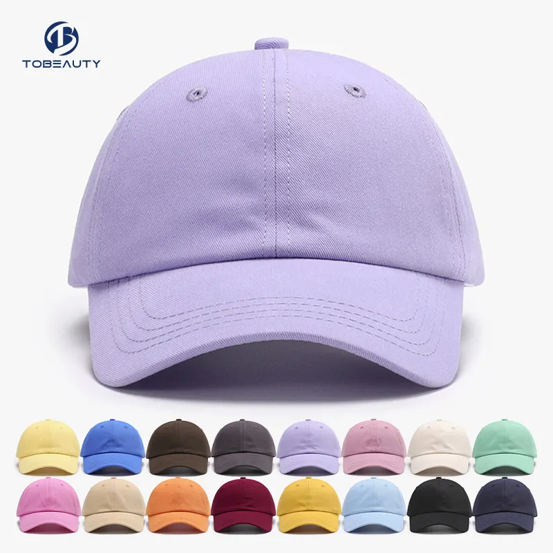 Casquettes de baseball classiques personnalisées de haute qualité à 6 panneaux en velours d'hiver pour adultes avec logo brodé Chapeaux de sport pour hommes et femmes